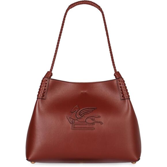 ETRO Leather Tote Bag with Pegasus Motif Women RED Totes - Picture 2 of 5